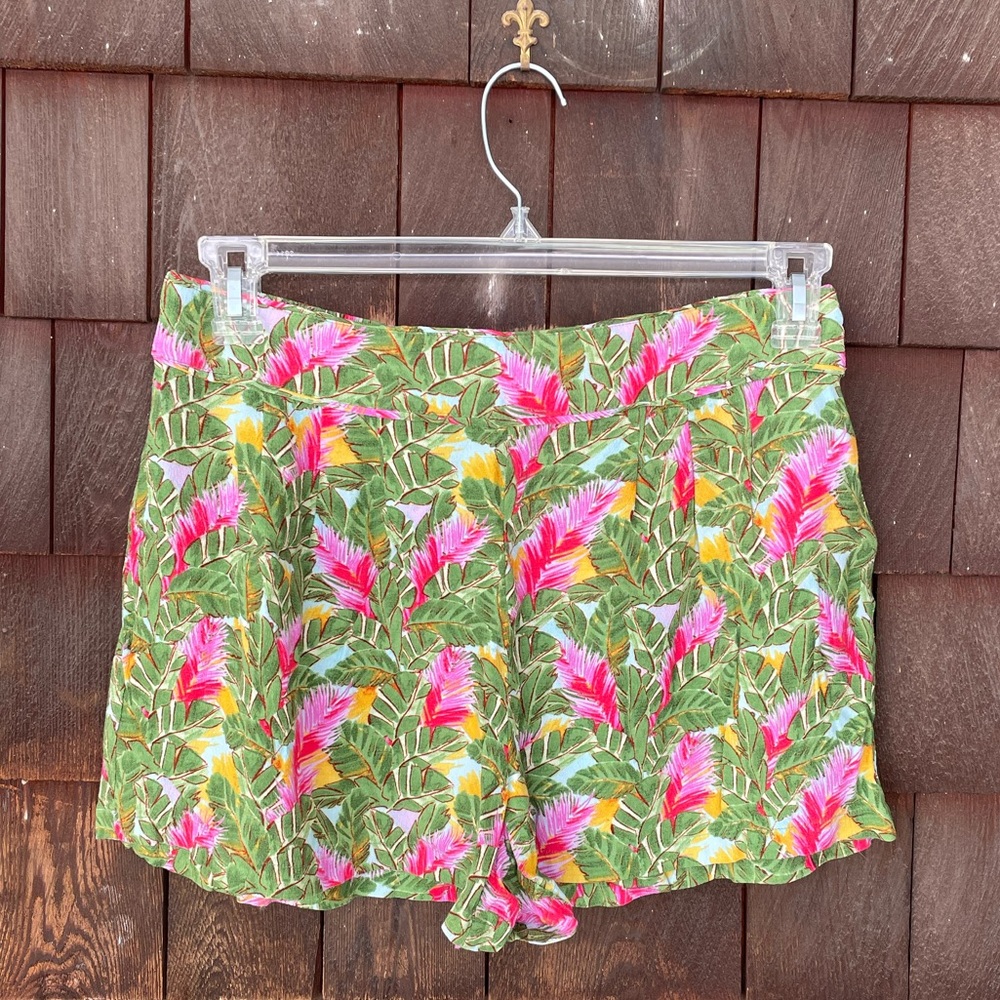 Forever21 Contemporary Flowy Tropical Shorts